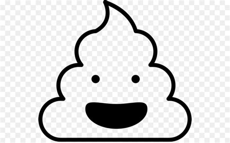 Poop Silhouette Poo Kleurplaat Stamptopia Emojis Zeichnungen Pinclipart