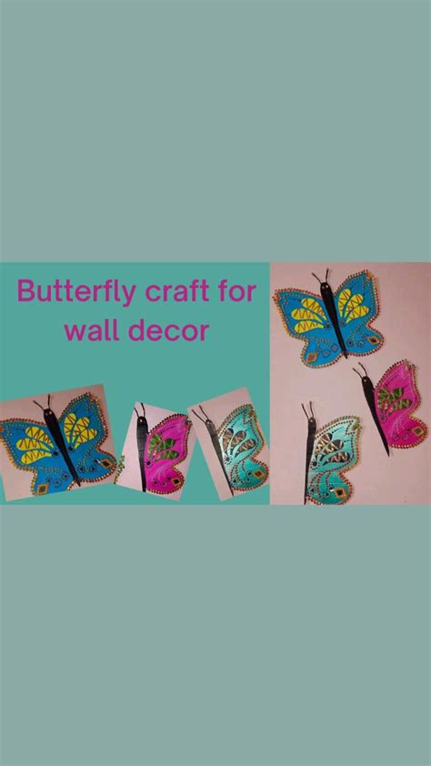 Butterfly Craft For Wall Decor Diy Butterfly Craft In Traditional