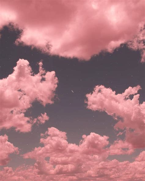 Download Iphone Wallpaper Aesthetic Pink Clouds Foto Gratis Posts Id