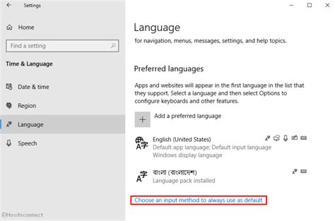 How To Change Key Sequence To Switch Input Language In Windows 10