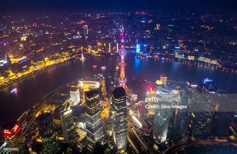 Illuminated City At Night High Res Stock Photo Getty Images
