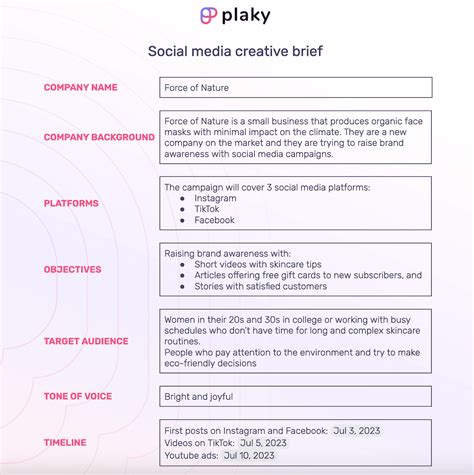 Modelo De Briefing Social Media