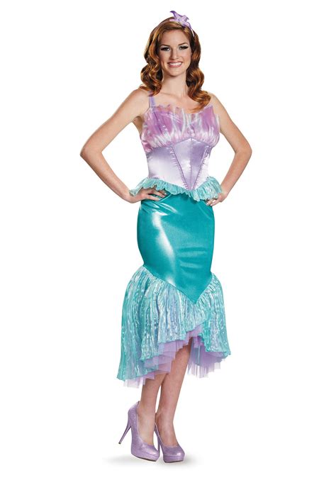 The Little Mermaid Ariel Costume For Adults Party City Riset