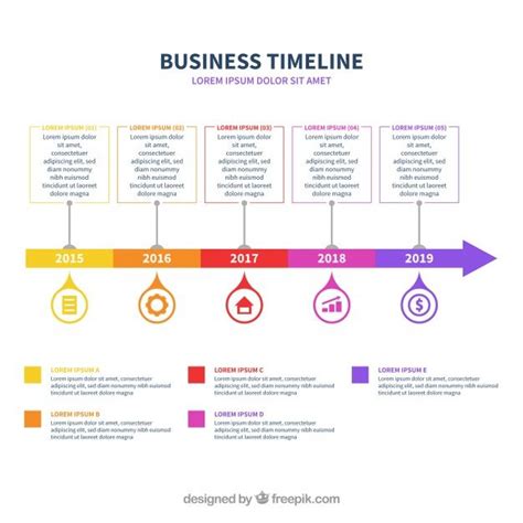 Download Infographic Business Timeline Concept For Free Business