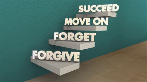 Forgive Forget Move On Succeed Steps 3 D Animation Motion Background