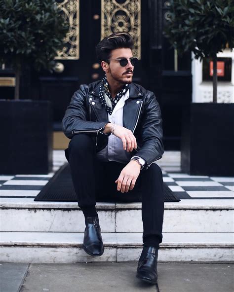 Stylish Badass Leather Jacket Look For Guys Mens Fashion Inspiration Men Style Tips Mens Fashion