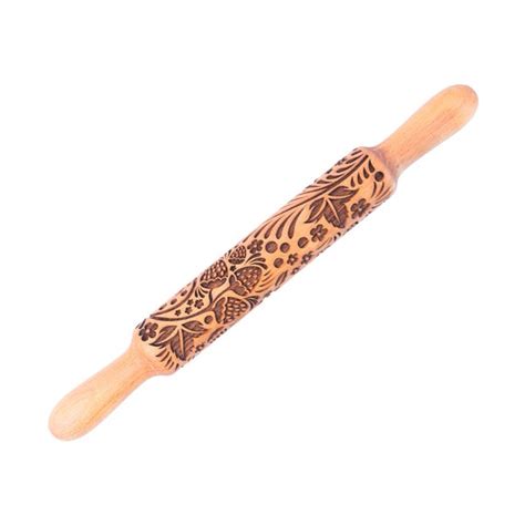 Strawberry Embossing Rolling Pin Laser Engraved Rolling Pin Etsy