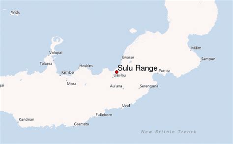 Sulu Range Mountain Information