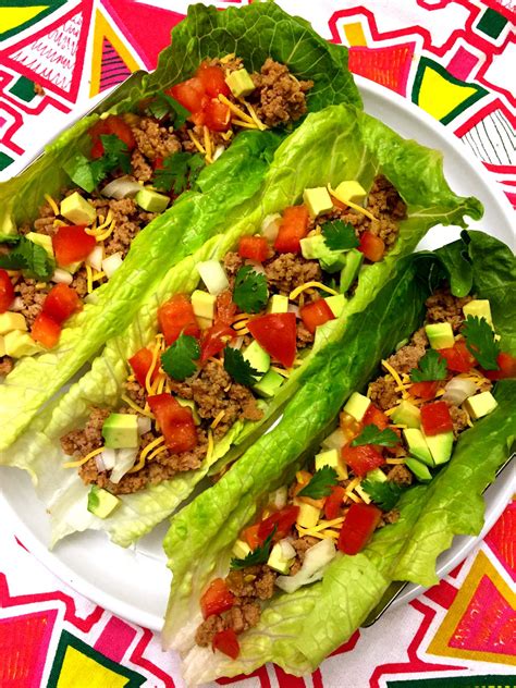 Healthy Turkey Taco Lettuce Wraps Recipe Low Carb And Gluten Free
