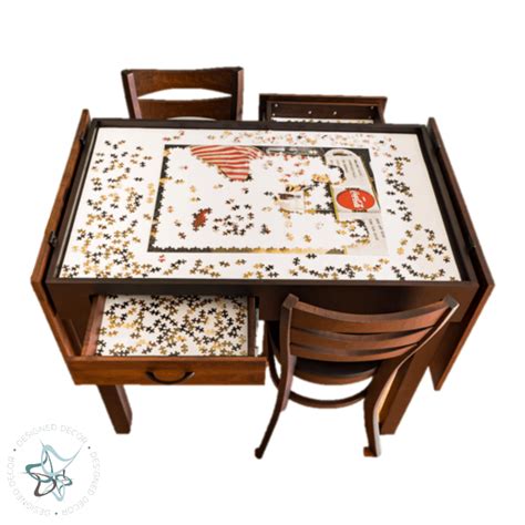 17 best images about best jigsaw puzzle table with drawers. Pub Height Jigsaw Puzzle Table | Designed Decor