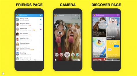 snapchat new update redesigns the ui layout technostalls
