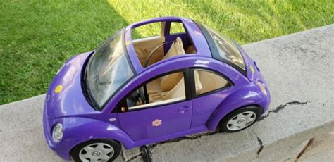 Barbie Vw Volkswagen Beetle Bug Car Purple 2000 Mattel No Key Ebay