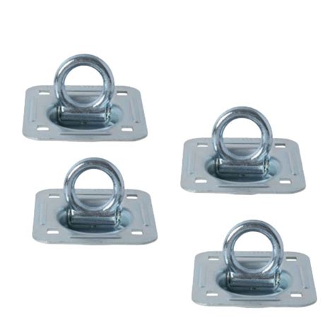 Buy 4 Pack D Ring Tie Down Anchors Large Square Recessed Pan Fitting D Rings Heavy Duty