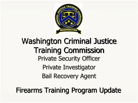 ppt washington criminal justice training commission powerpoint presentation id 3269557