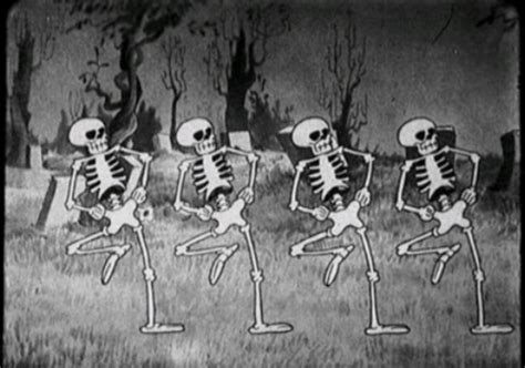 skeleton halloween dance