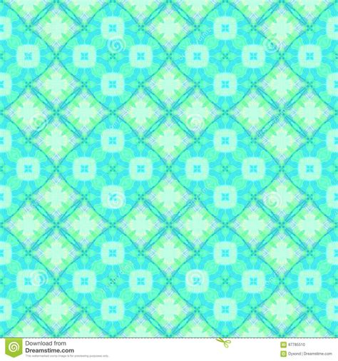 Abstract Light Turquoise Tile Pattern Bright Cyan Tiled Texture