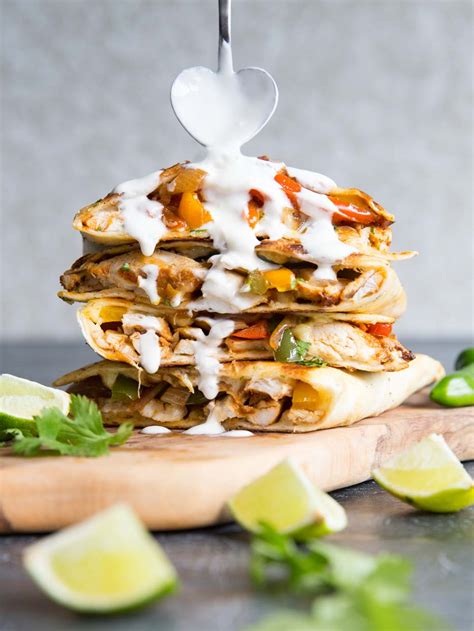 Simply tuck your favorite ingredients into a tortilla and pan fry until melted and crisp. The BEST Chicken Quesadilla Recipe | Don't Go Bacon My Heart