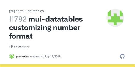 Mui Datatables Customizing Number Format Issue Gregnb Mui