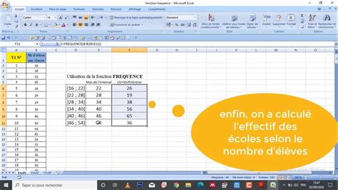 Excel La Fonction Fr Quence Explication Fond Par Deux Exemples Hot