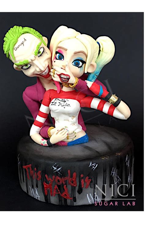 Joker And Quinn Decorated Cake By Nici Sugar Lab Cakesdecor