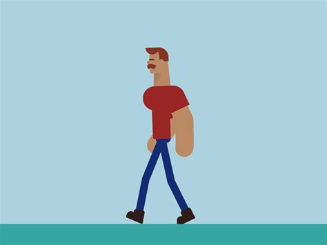 360 Character Walk Cycle After Effects Animation Character After