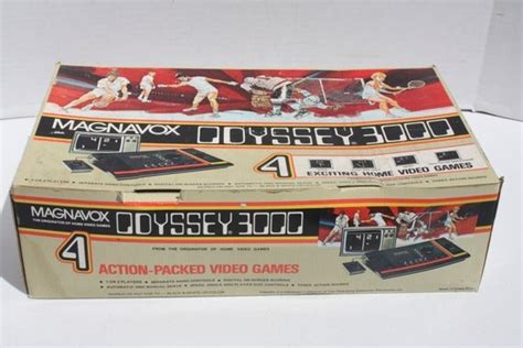 Vintage Magnavox Odyssey 3000 Tv Console Video Game By Cybersenora