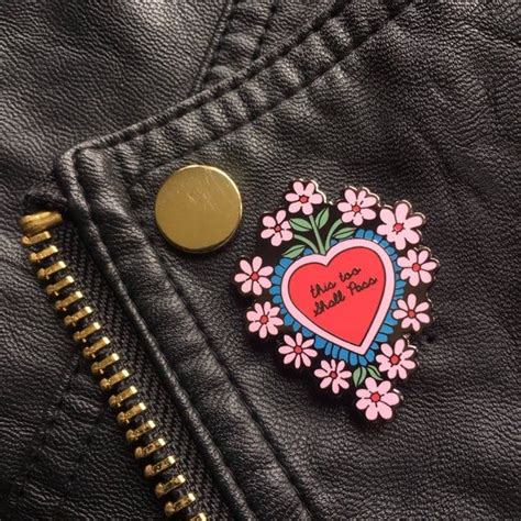 Mexican Milagros Lapel Pin This Too Shall Pass Mexican Heart Etsy