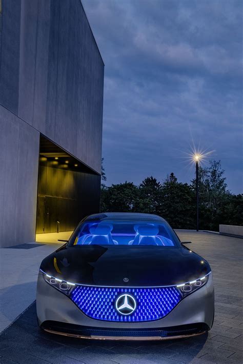 Mercedes Benz Vision Eqs Concept Revealed At Frankfurt Auto Show