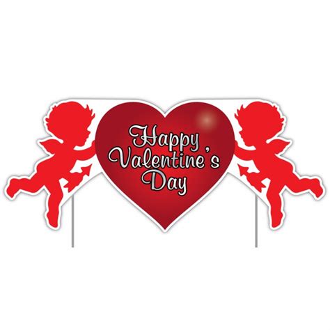 Valentines Heart With Cupid Clip Art Library