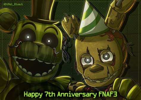 Happy 7th Anniversary Fnaf3 Rfivenightsatfreddys