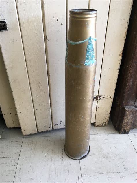Large Brass Shell Casing 26” Tall 1962 Has Been Painted