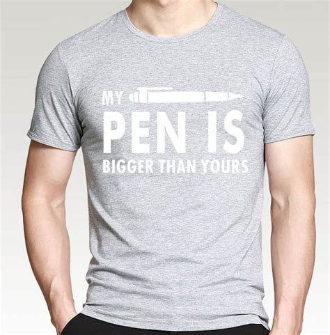 Streetwear My Pen Is Bigger Than Yours Funny Print Rebelsmarket