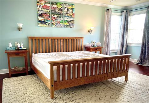 Solid Cherry Bedroom Set With Shaker And Craftsmans Influences R