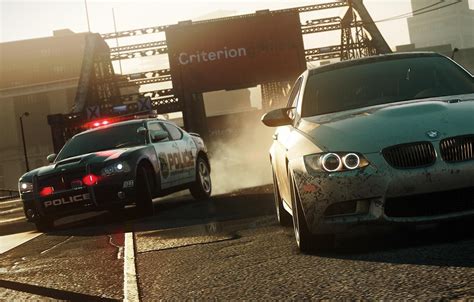 Wallpaper The City Race Bmw Police Chase Dodge Charger Need For Speed Most Wanted 2 Images