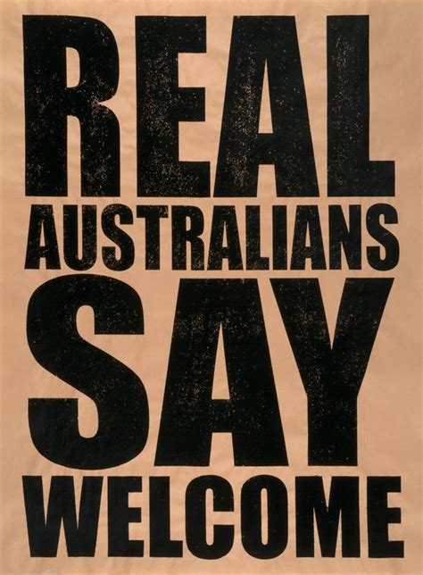 Real Australians Say Welcome Agsa Collection