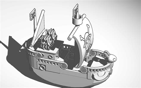 3d Design Copy Of One Piece Pirate Ship Tinkercad