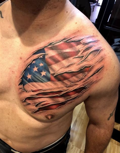 Patriotic Flag Eagle Tattoo By Jackie Rabbit Artofit