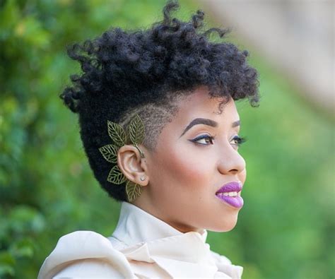 Short hairstyle for black women getting more and more versatile that any woman can find the perfect haircut for herself easily. 25 Tapered Fro Inspirations for Naturals of Every Length ...