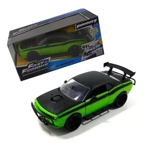 Miniatura Velozes E Furiosos Dodge Challenger Srt Cm Frete Gr Tis