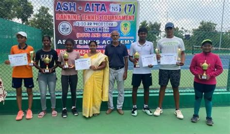 Showrya Clinches Aita National Series U 16 Tennis Tournament Telangana