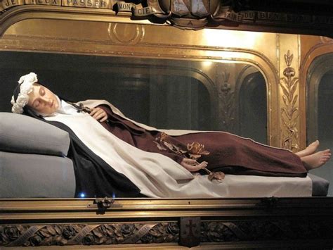 The Incorrupt Body Of St Therese Nee Therese De Lisieux She Died At Age Of 24 Of Tb In 1897 St