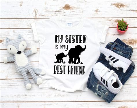 My Sister Is My Best Friend Shirt Sibling Shirts New Baby Etsy