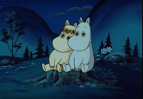 moments like this with moomin and snorkmaiden together are some of my favorites from the 90s