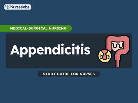 Appendicitis Nursing Care Management Study Guide