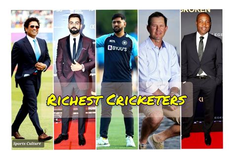 Top Richest Cricketer In The World Sports Culture