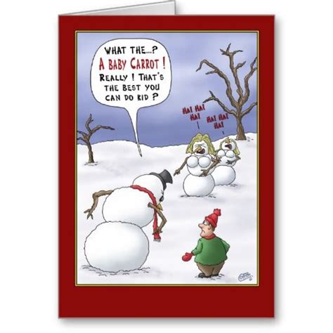 Funny Christmas Cards Size Matters Holiday Card Zazzle Funny