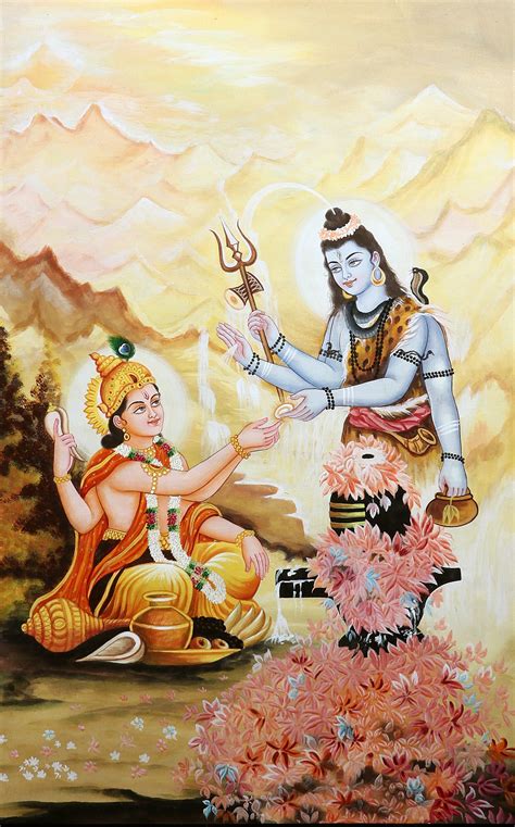 Lord Vishnu And Shiva