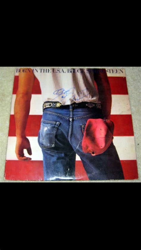 Bruce Springsteen Signed Autographed Full Size Record For Sale Click To Go To My Website