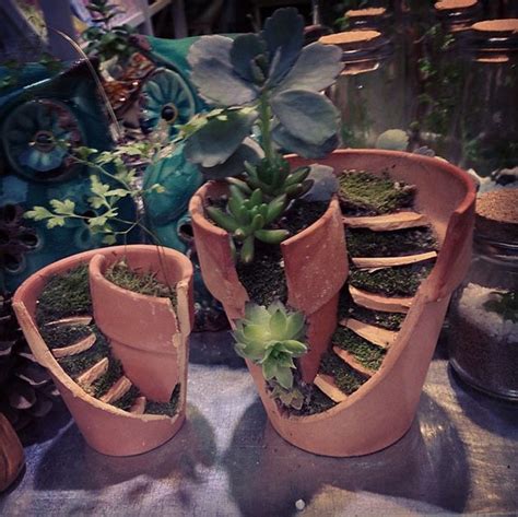 Broken Pots Upcycled Into Brilliant Diy Fairy Gardens Eco Snippets