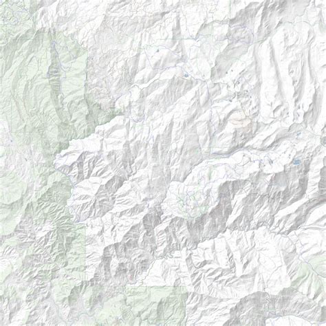 Sequoia National Forest Trail Steepness Map Map By Orbital View Inc